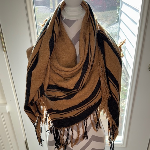 Forever 21 Accessories - Striped Fringe Scarf